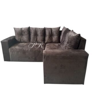 Sofa Madri Almofadas Soltas Cor Marrom Chocalate : Variação de tonalidade: