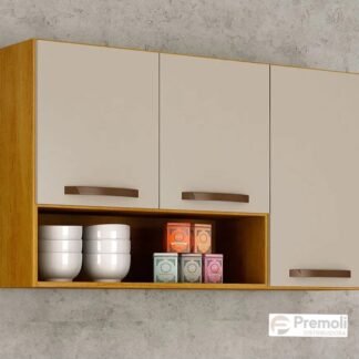 Aéreo Maisa Largura 118 cm 3 Portas Cinamomo/off White – CHF  Móveis
