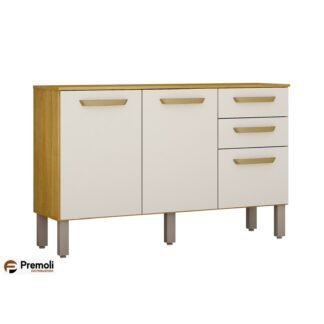Balção Avila Largura 110.4Cm Cor Cinamomo/Off   Chf moveis