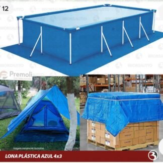 Lona Starfer Azul 4x4m Impermeável