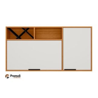 Aereo 1.20Cm Ravena Cor Freijò/off Acetinado  Poliman