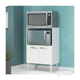 Balção  62cm  P/forno 2 PORTAS  REF: BA04  COR  BRANCO