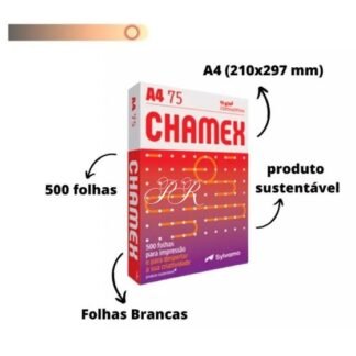 Papel Sulfite A4, 75g, 210mmx297mm, Chamex – PT 500 FL