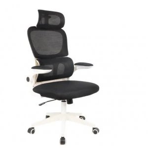 CADEIRA OFFICE MAXPRINT ARANTES PRETO/BRANCO