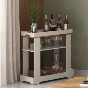 CARRINHO BAR ARTELY ROSE OFF WHITE
