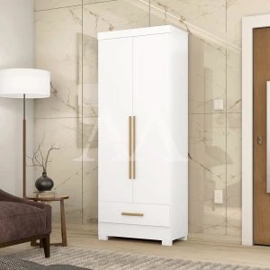 ROUPEIRO 2P. ABRIR 1G RODIAL SMART PLUS BRANCO/FOSCO 11GR2123S