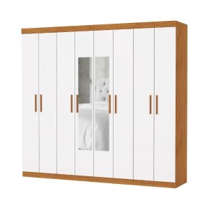 ROUPEIRO 8P. ABRIR 4G CARIOCA RUBI C/ESP E C/PE CINAMOMO/BRANCO