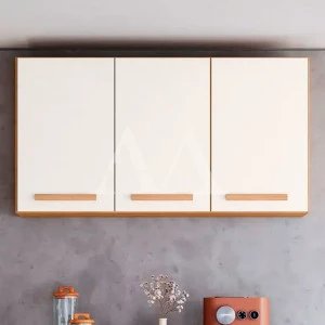 ARMARIO 3P. ABRIR AEREO NICIOLI 120 INTENZA FREIJO / OFF WHITE CRISTAL