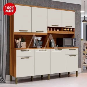 KIT 8P 2G RONIPA CABERNET PRIME AMENDOA/OFF WHITE