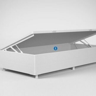 Base Baù Premoli Blindado 88X188X42 Solteiro Cor Branca