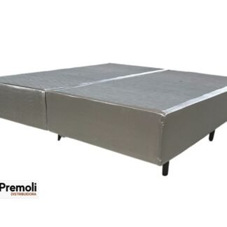 Base King Pluma Spring 193X203X30 Cor Bege Brilho Plumatex