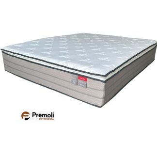 Colchão Protettore Pillow Top King 192x203x32 Mola Miralastic Pro 220Kg Reconflex – Cinza