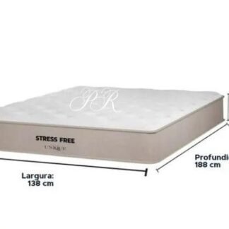 Colchão Stress Free 138x188x28 100% Espuma D28 Plumatex