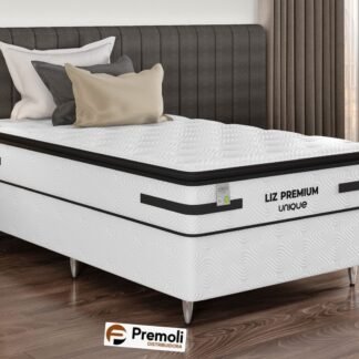 Conjunto Liz Premium 88X188X74 Molas Ensacadas D33 120 kg Plumatex