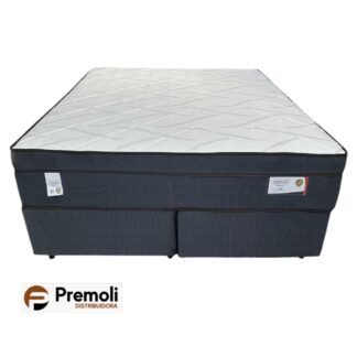 Conjunto LTF 158x198x74  Suporte 150kg  Molas Ensacadas Plumatex