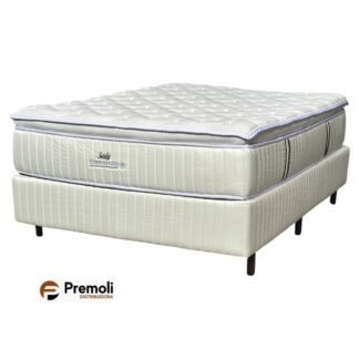 Conjunto Sealy Comfort gel 138x188x  Molas Ensacadas Individalmente  Plumatex