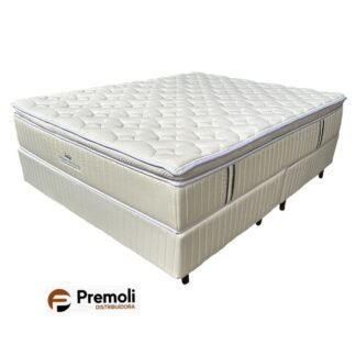 Conjunto Sealy ComFort gel 158x198x Molas Ensacadas Individalmente Plumatex