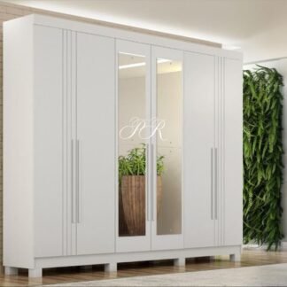 Roupeiro Madri Cor Branco  Larg: 202.8  CHF MOVEIS