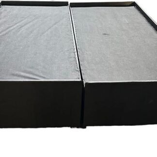 BASE Premoli Soft Box  Possuem Borda Para Encaixe Do Colchão  158X198X30  COR PRETA   CORINO