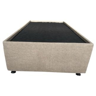 Base Soft  88x188x30 Possuem Borda P/ Encaixe Do Colchão Cor Bege