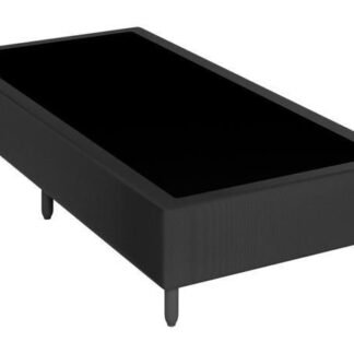 BASE SOLTEIRA  PREMOLI 88X188X30 DE CORINO COR PRETA PÉS PLATICOS