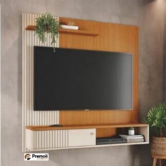 Bancada Suspensa  Aurora Largura:160,5cm Cinamomo/Off-White – Madetec