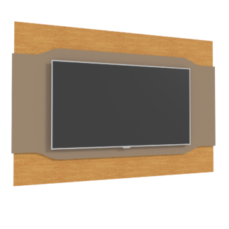 Painel Saveli 1.36 Tv 46 Cor Freijo/cafe   Avelan Moveis