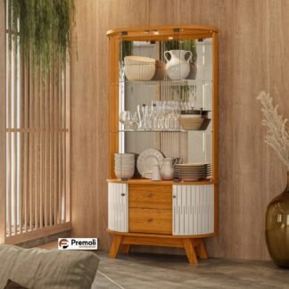 Cristaleira Ambiente Moss Cinamomo Off White – Madetec
